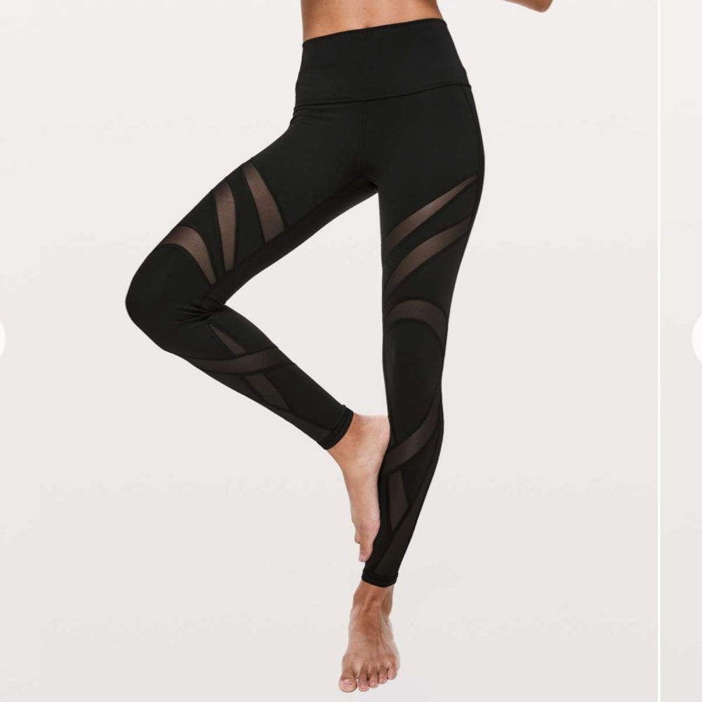 lululemon Wunder Under High Rise Tight *Mesh 28"